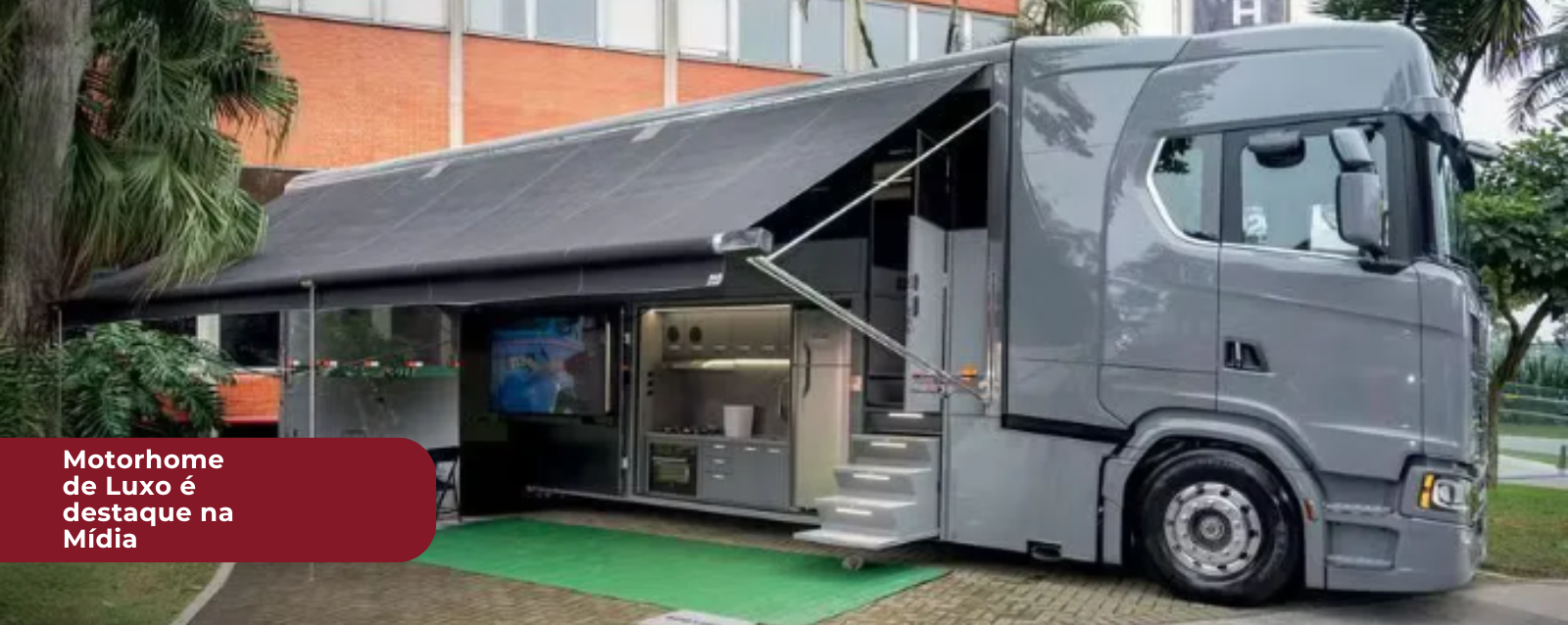 Apartamento sobre rodas: conheça o motorhome de R$ 3,3 milhões que roda o Brasil