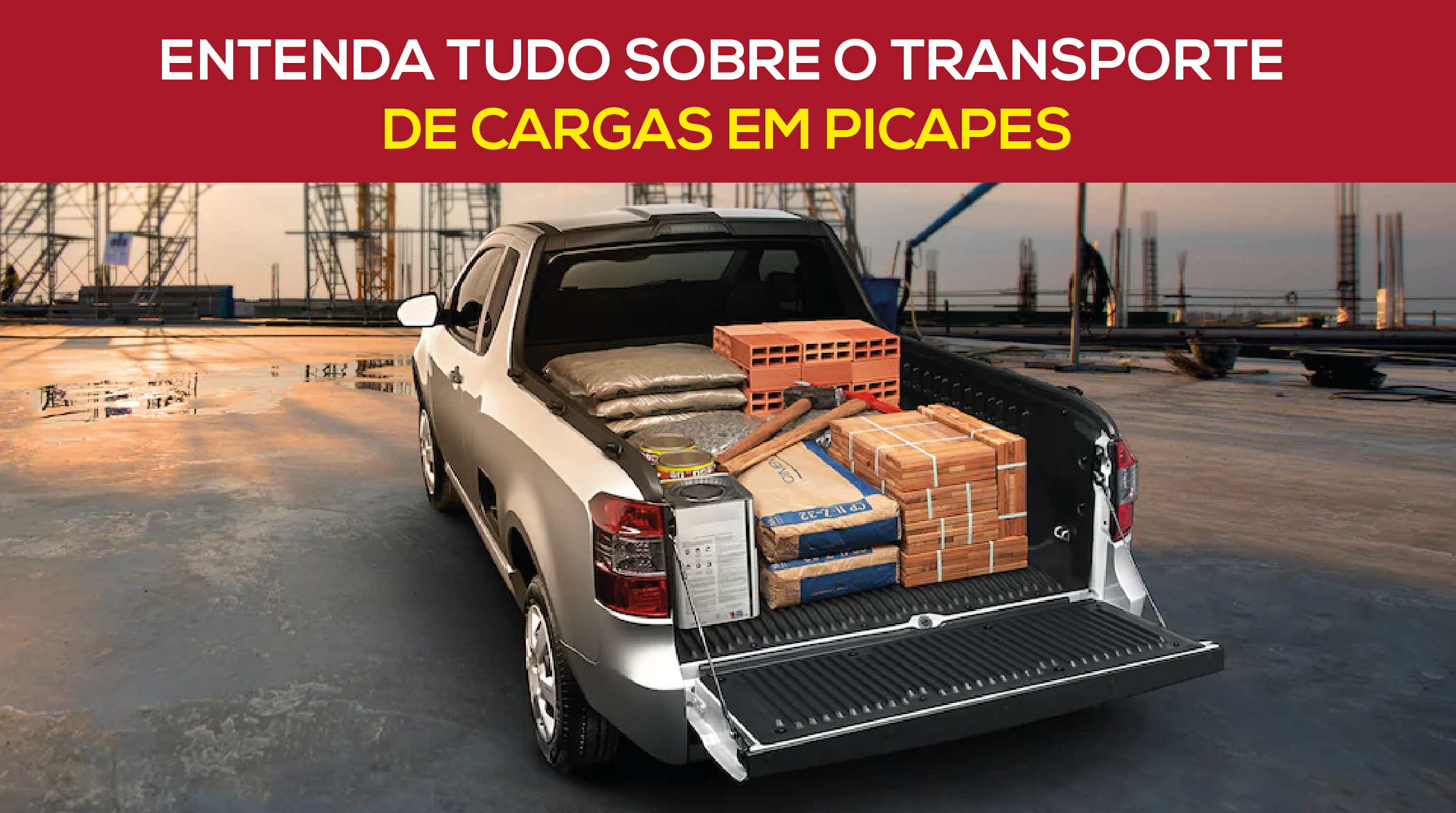 Entenda tudo sobre o transporte de cargas em picapes