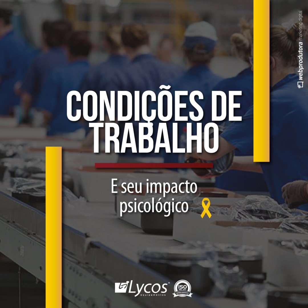 Condições de trabalho e seu impacto psicológico