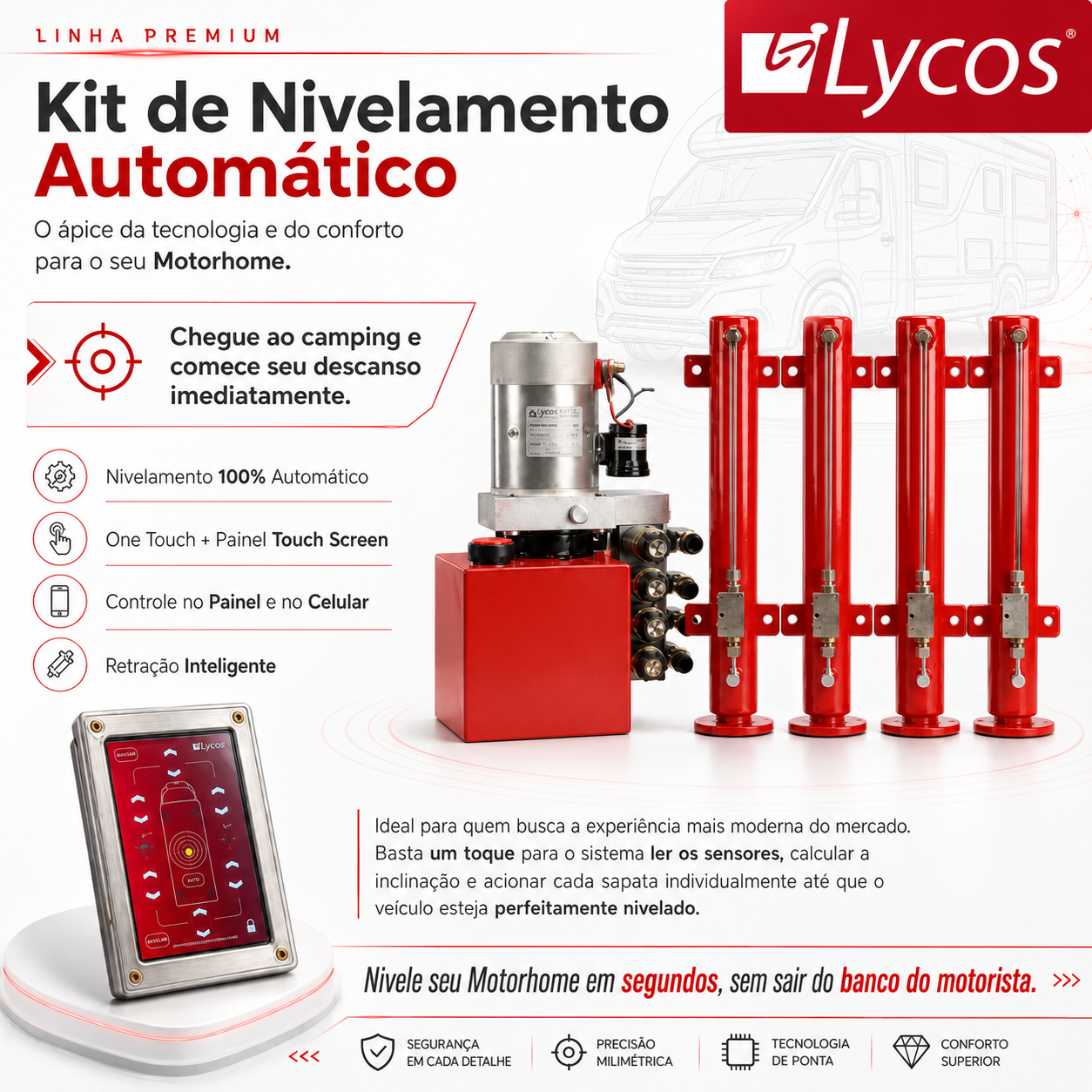 Kit Nivelador Motorhome