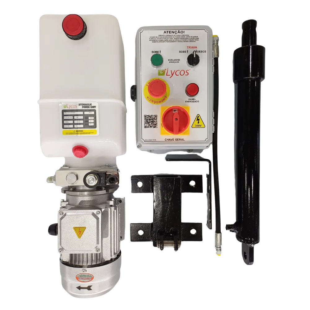 Kit Doca Eletro-hidráulica — Niveladoras de Doca Lycos Equipamentos