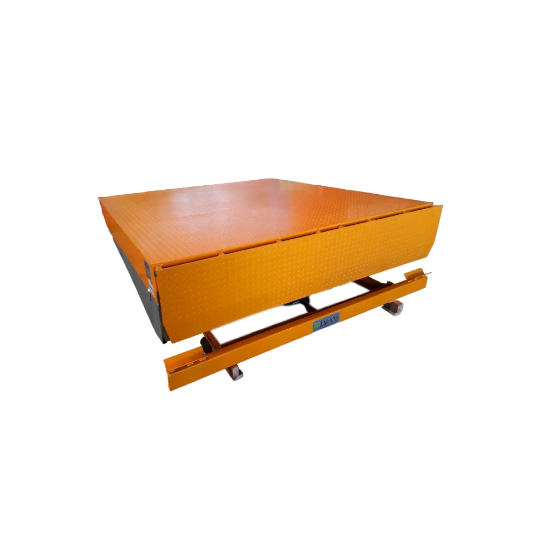 Niveladora de Doca Embutida — Niveladoras de Doca Lycos Equipamentos